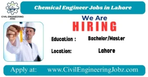 Chemical Engineer Jobs in Lahore