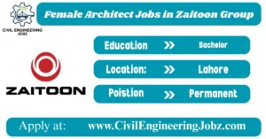 Female Architect Jobs in Zaitoon Group
