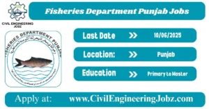 Fisheries Department Punjab Jobs