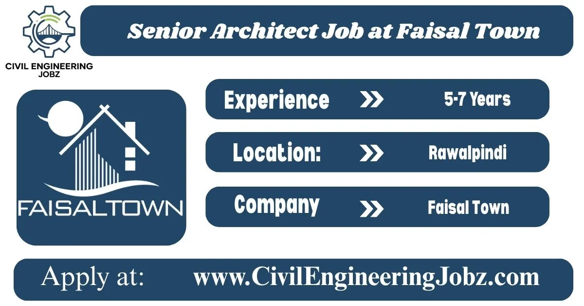 Senior Architect Job at Faisal Town