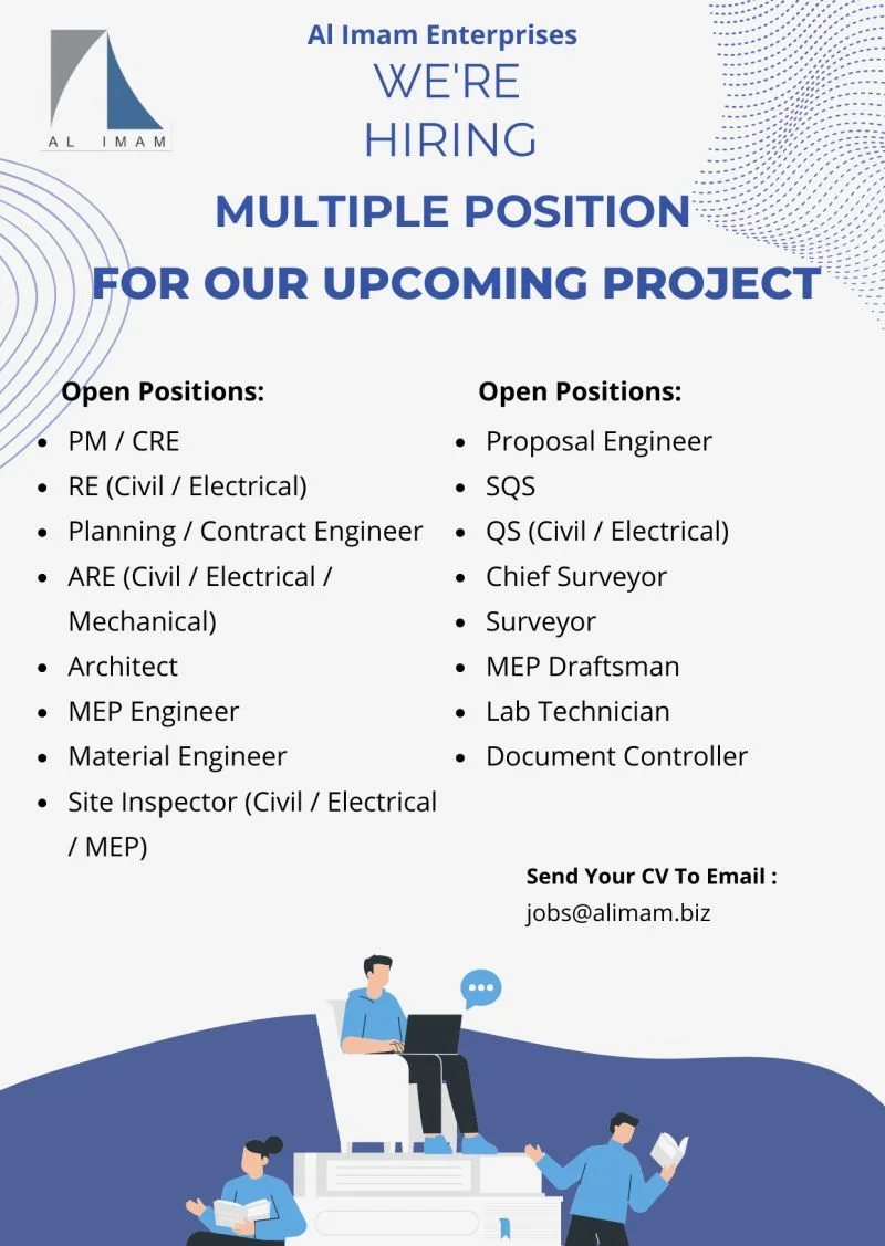 Advertisement for MEP Draftsman Jobs 2025