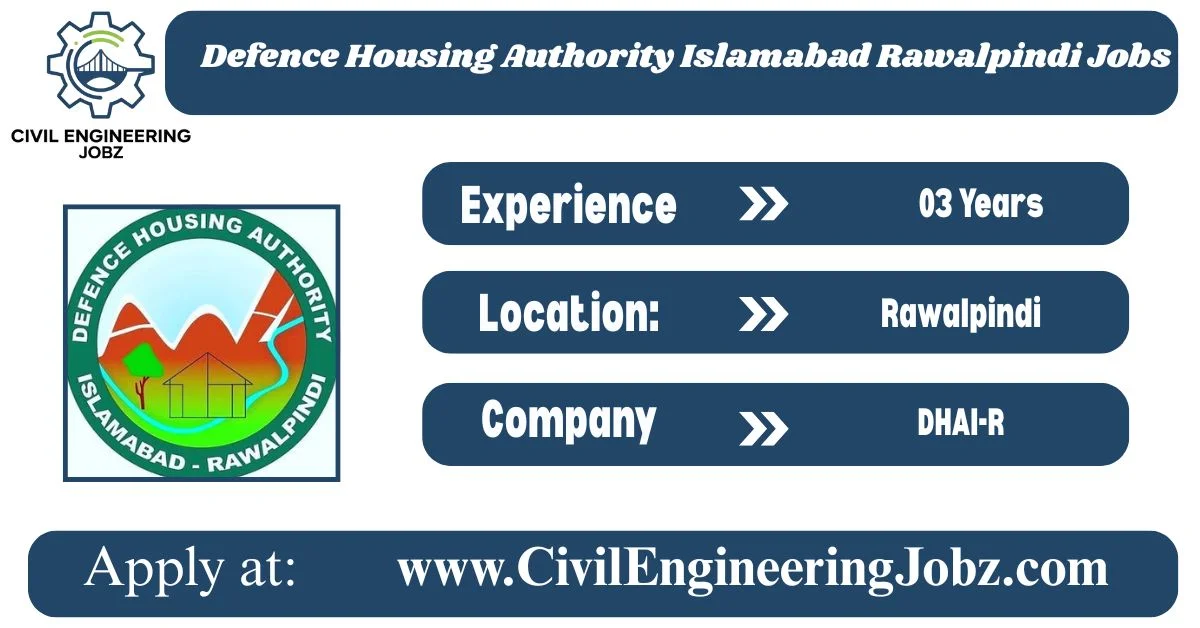 Defence Housing Authority Islamabad Rawalpindi Jobs