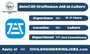 AutoCAD Draftsman Job in Lahore
