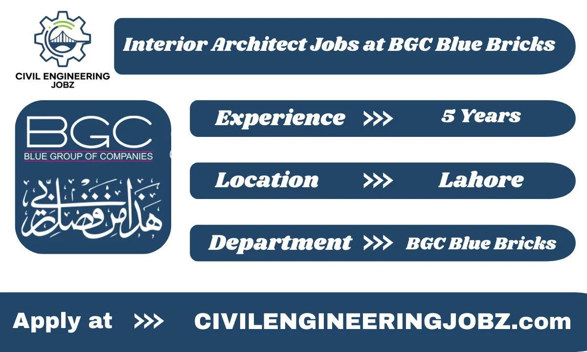 Interior Architect Jobs at BGC Blue Bricks