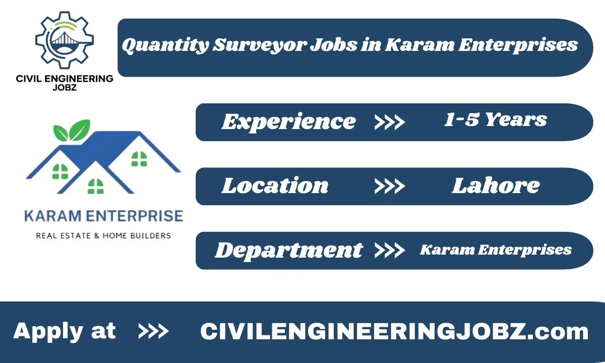 Quantity Surveyor Jobs in Karam Enterprises