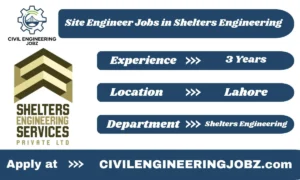 Site Engineer Jobs in Shelters Engineering