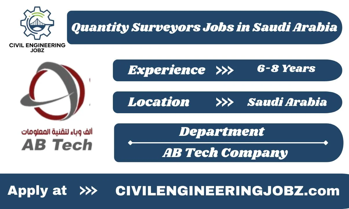 Quantity Surveyors Jobs in Saudi Arabia