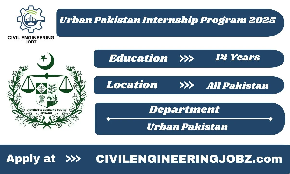 Urban Pakistan Internship Program 2025