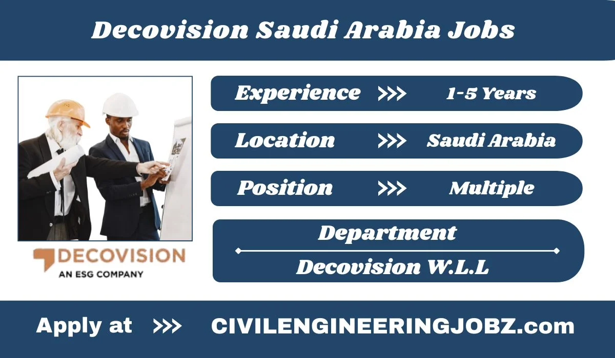 Decovision Saudi Arabia Jobs