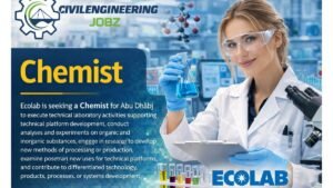 Chemist Jobs Abu Dhabi 2026 — Ecolab Analytical Laboratory
