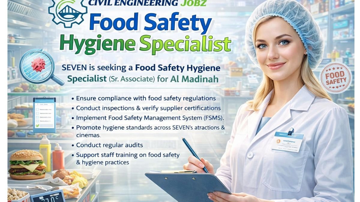 Food Safety Hygiene Specialist Jobs Saudi Arabia 2026