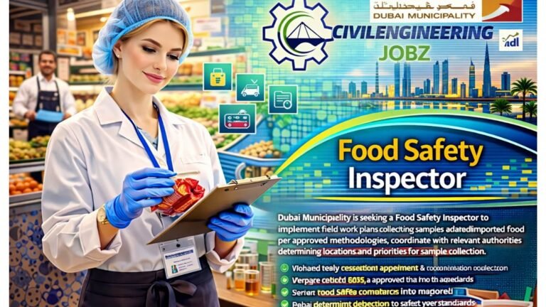 Food Safety Inspector Jobs Dubai 2026