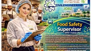 Food Safety Supervisor Jobs Abu Dhabi 2026
