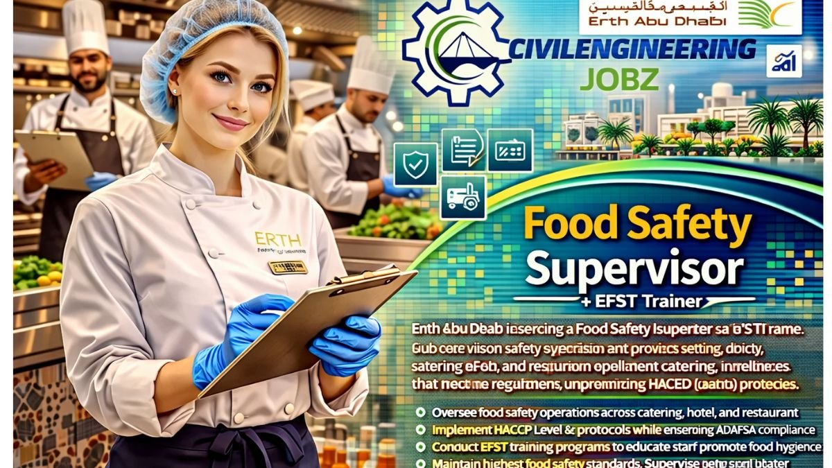 Food Safety Supervisor Jobs Abu Dhabi 2026
