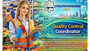 Quality Control Coordinator Jobs Dubai 2026