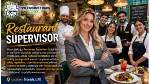 Restaurant Supervisor Jobs Sharjah 2026