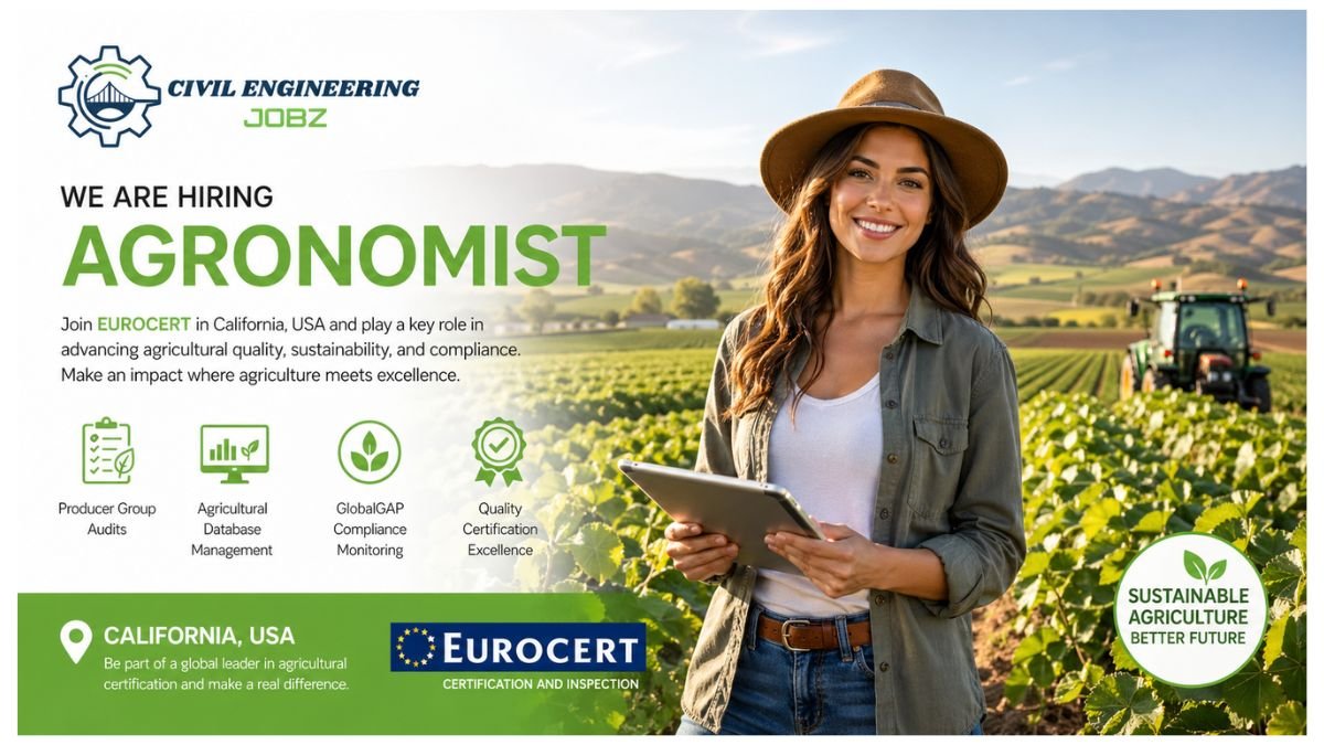 Agronomist Jobs California USA 2026