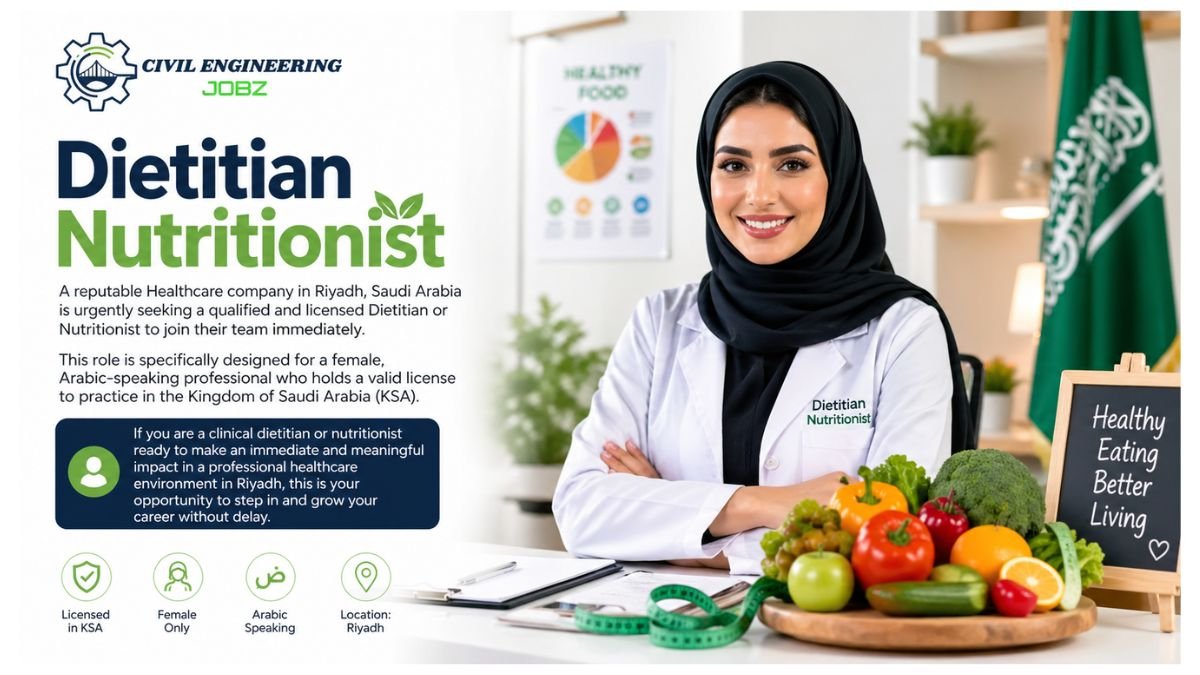 Dietitian Nutritionist Jobs Riyadh Saudi Arabia 2026