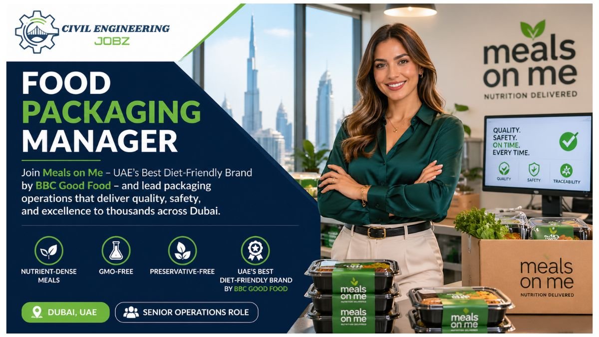 Food Packaging Manager Jobs Dubai UAE 2026 
