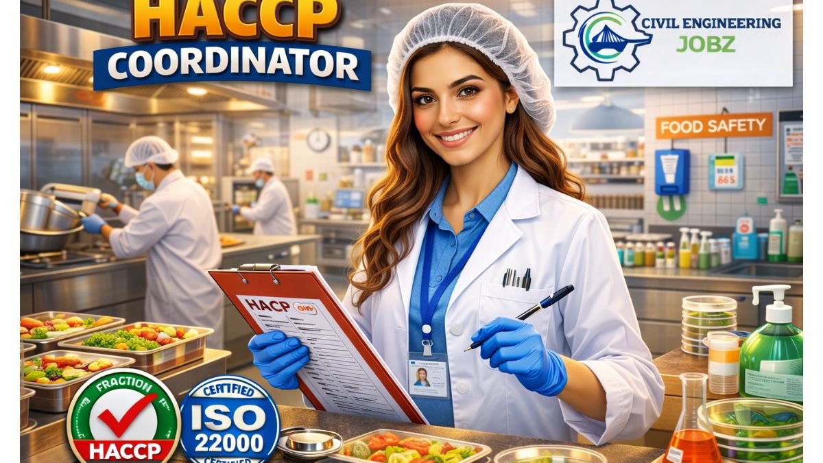 HACCP Coordinator Job in Makkah, Saudi Arabia