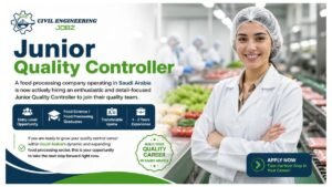 Junior Quality Controller Jobs Saudi Arabia 2026
