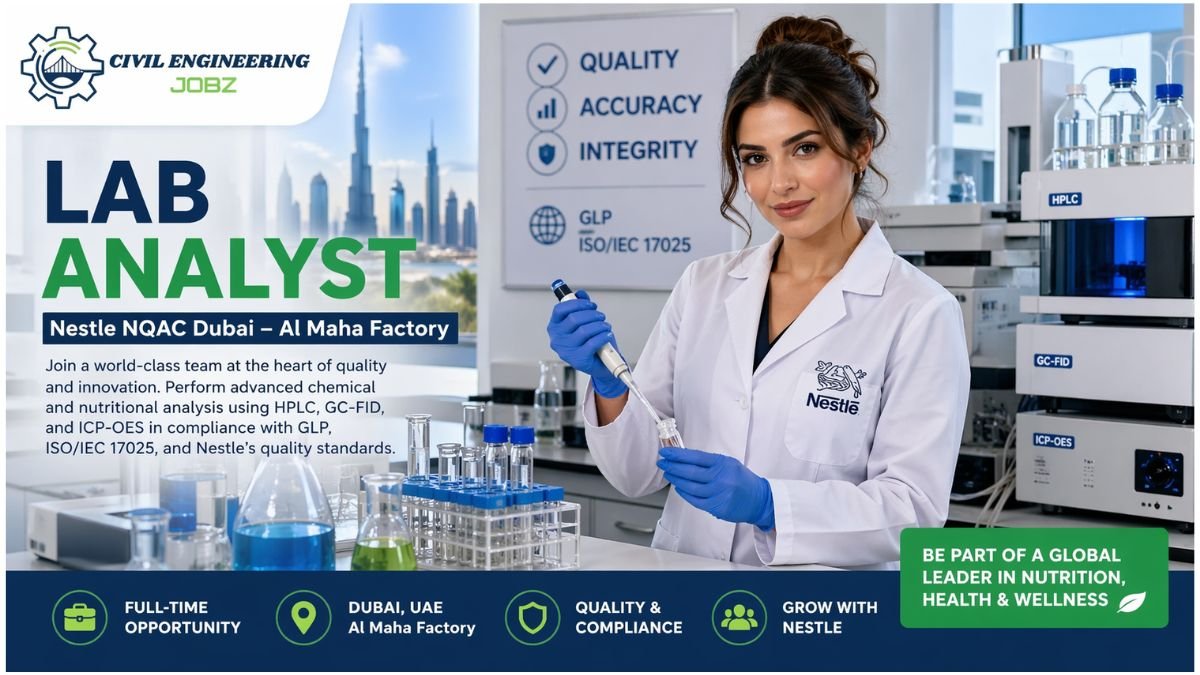 Lab Analyst Jobs Dubai UAE 2026 