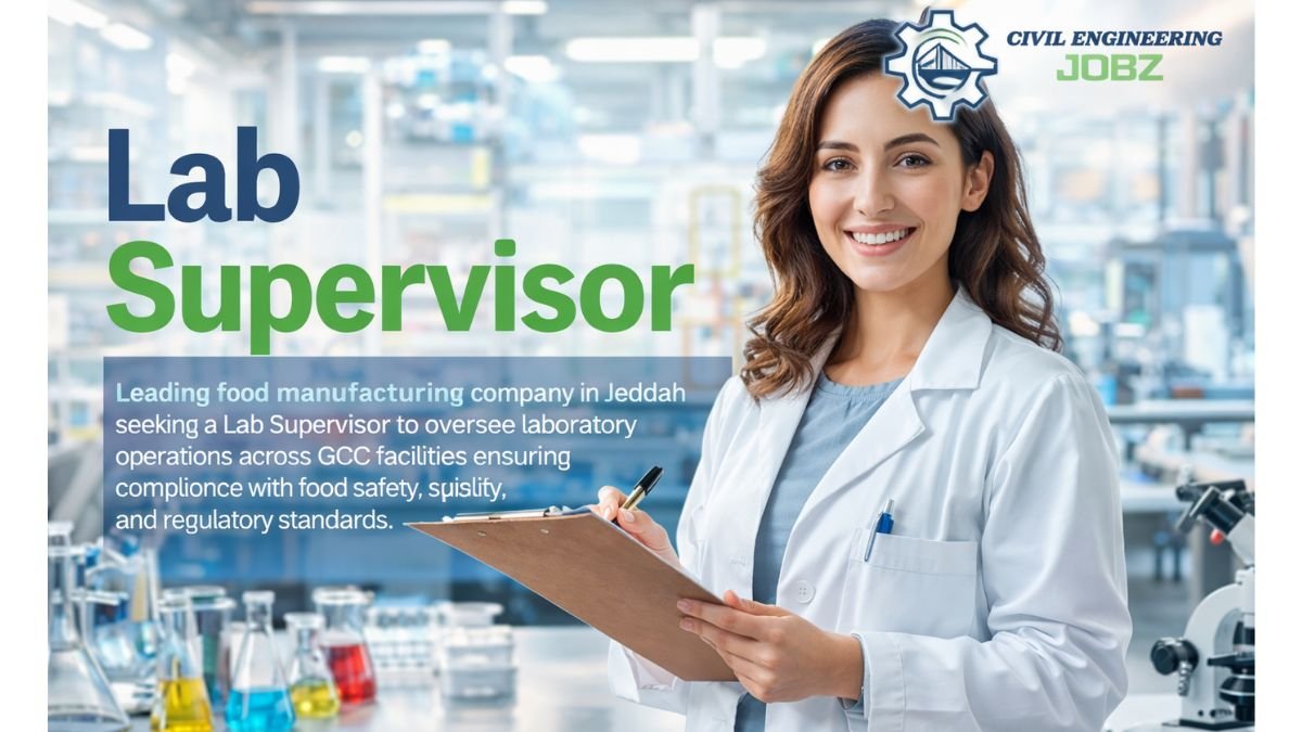Lab Supervisor Jobs Jeddah 2026