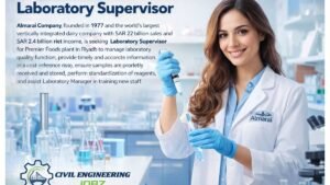 Laboratory Supervisor Jobs Saudi Arabia 2026