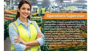 Operations Supervisor Jobs Dubai 2026 