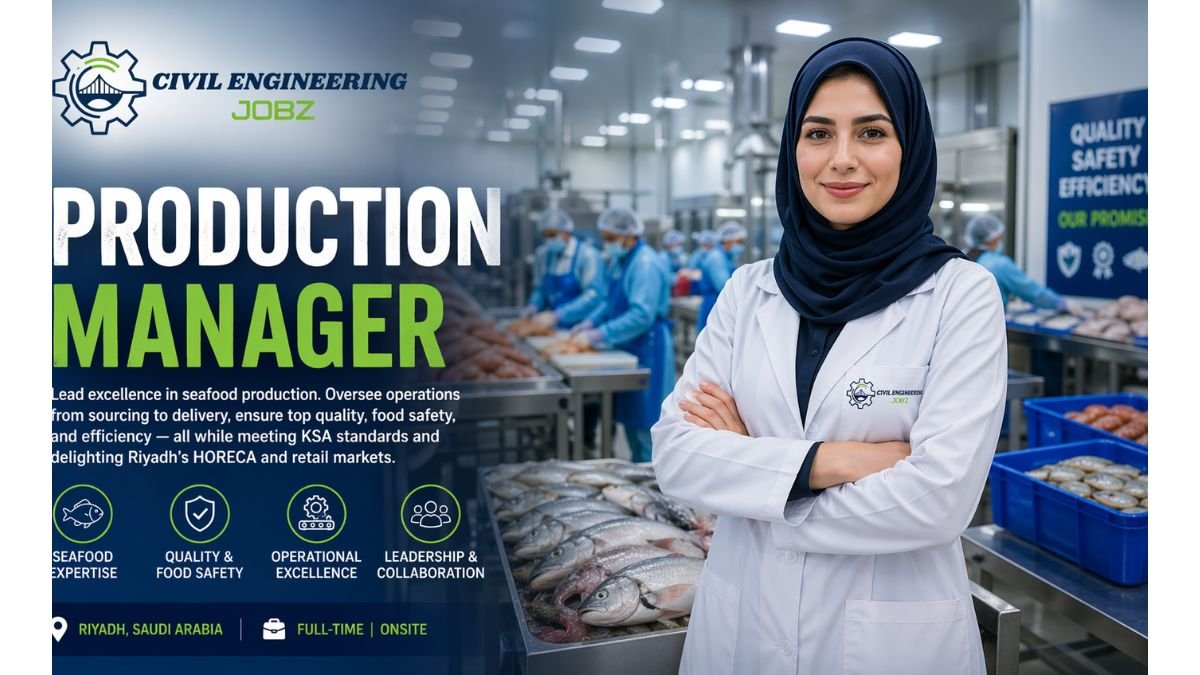 Production Manager Jobs Riyadh Saudi Arabia 2026 