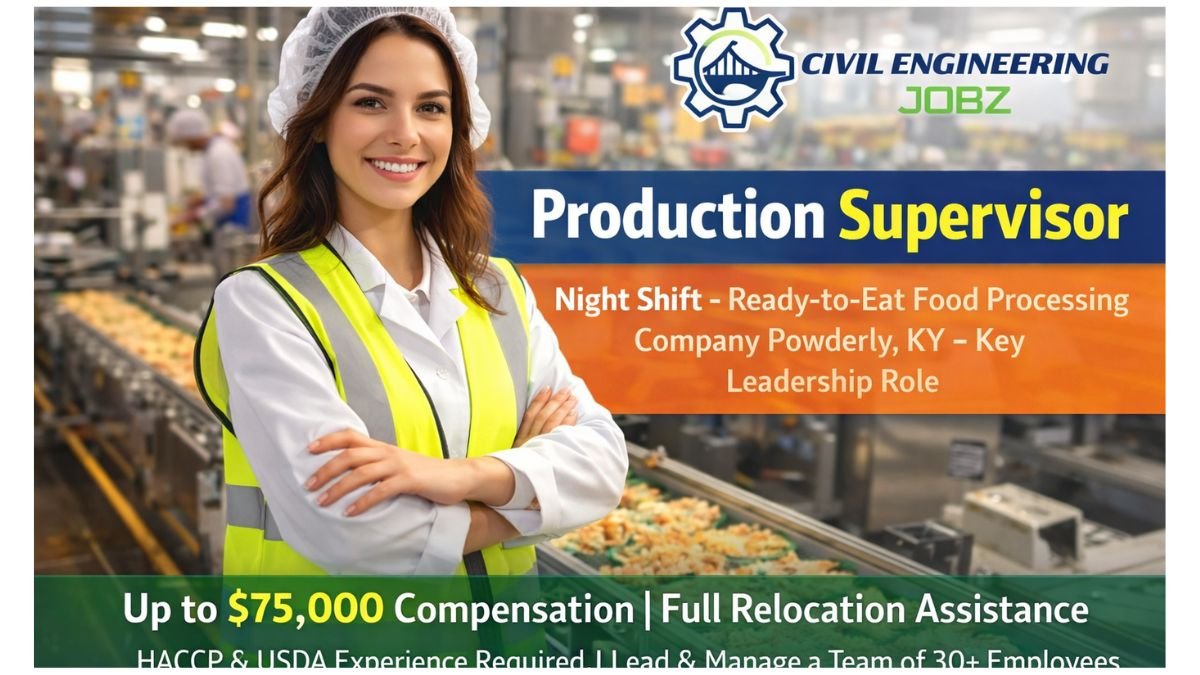 Production Supervisor Jobs Powderly KY USA 2026