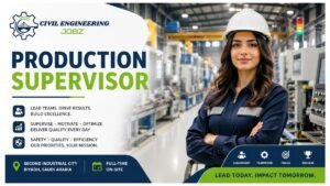 Production Supervisor Jobs Riyadh Saudi Arabia 2026 