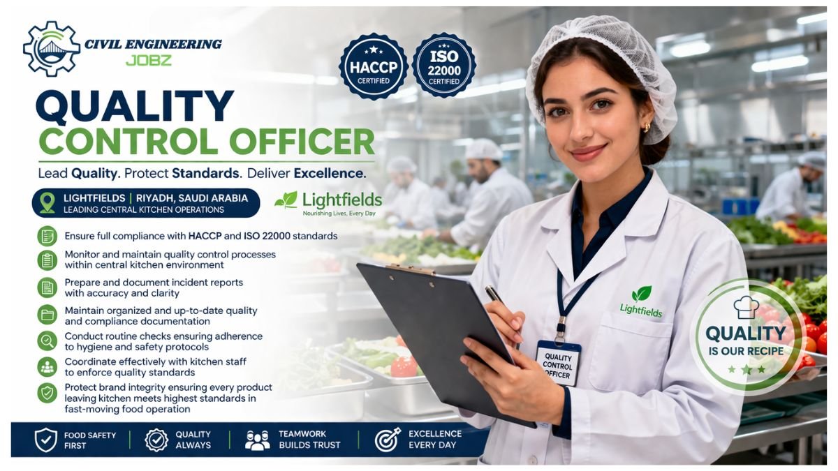 Quality Control Officer Jobs Riyadh 2026