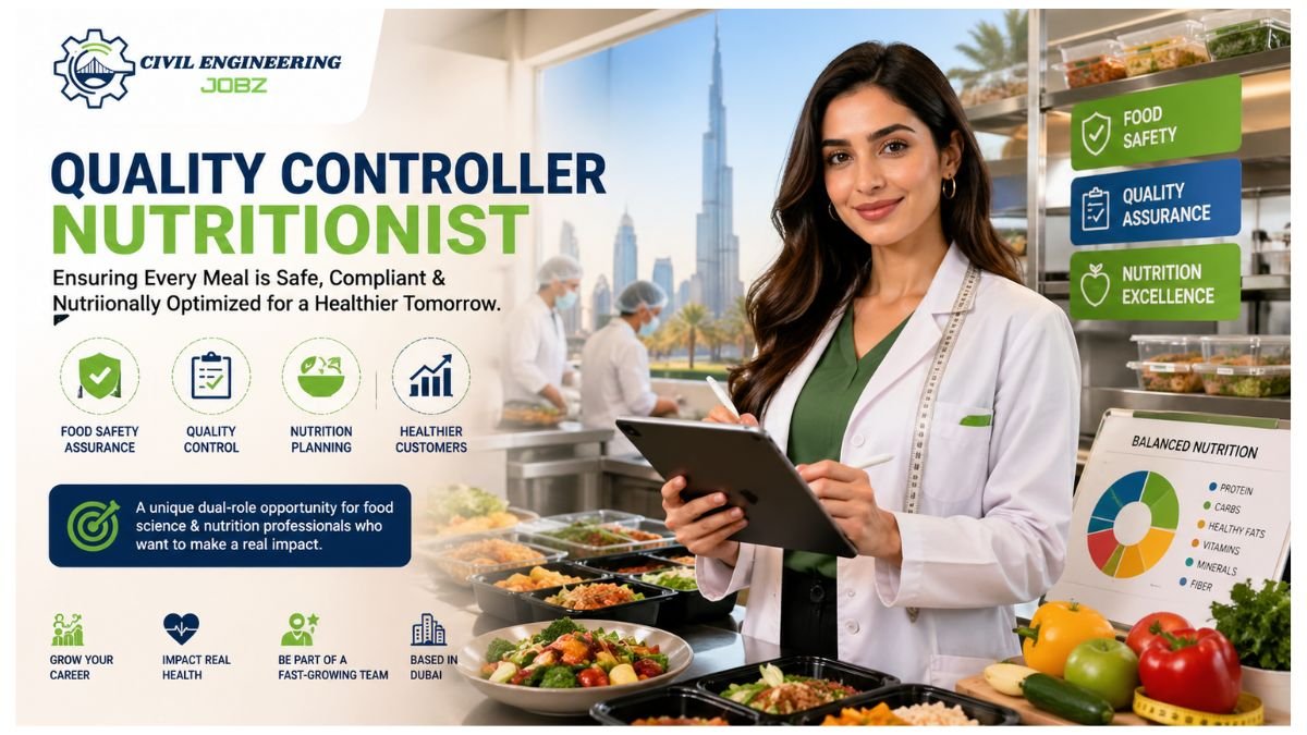 Quality Controller Nutritionist Jobs Dubai UAE 2026