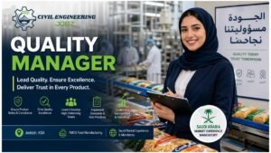 Quality Manager Jobs Jeddah KSA 2026 