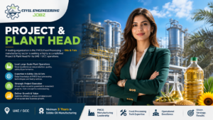 Project & Plant Head Jobs UAE 2026