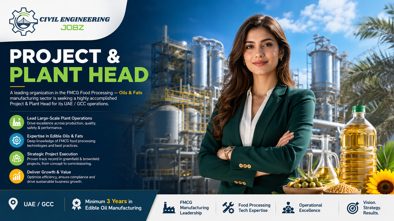 Project & Plant Head Jobs UAE 2026