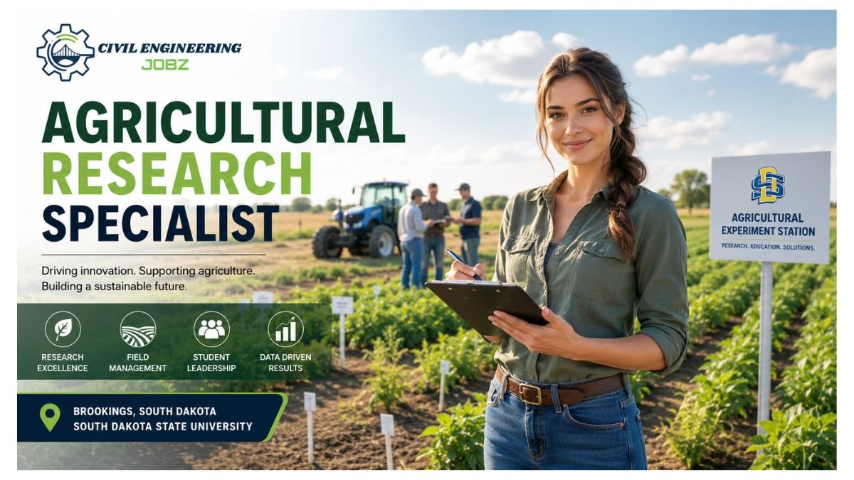 Agricultural Research Specialist Jobs Brookings SD 2026