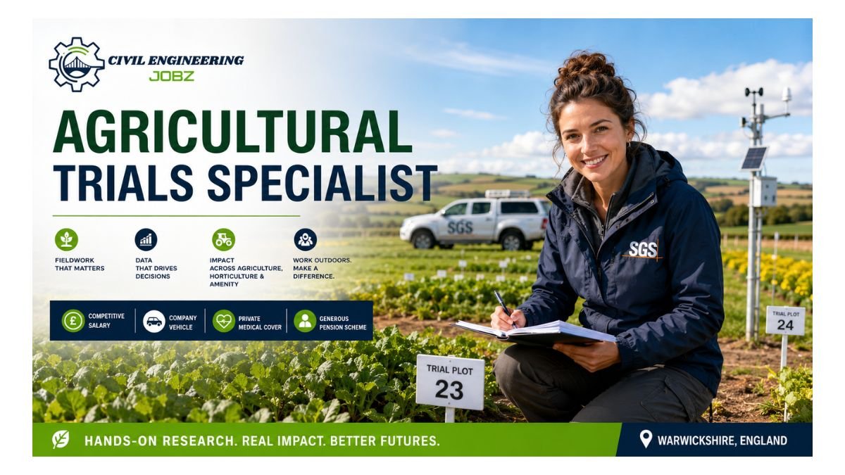 Agricultural Trials Specialist Jobs Warwickshire England UK 2026