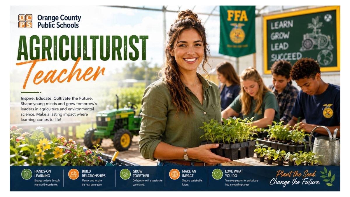 Agriculturist Teacher Jobs Orlando FL USA 2026