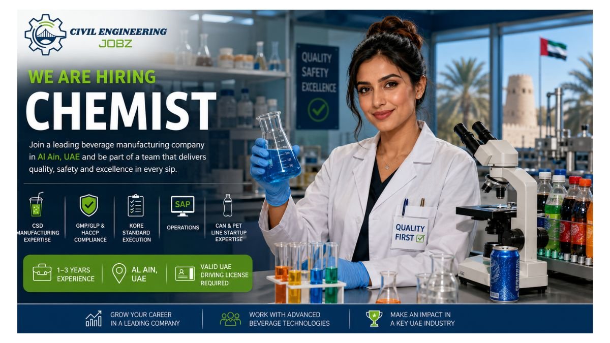 Chemist Jobs Al Ain UAE 2026