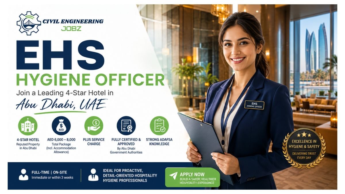 EHS Hygiene Officer Jobs Abu Dhabi UAE 2026