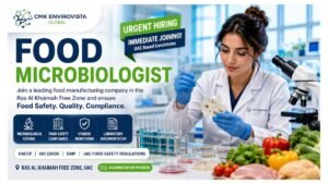Food Microbiologist Jobs Ras Al Khaimah UAE 2026