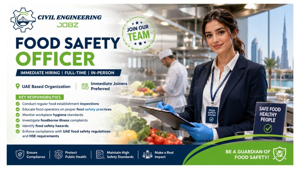 Food Safety Officer Jobs UAE 2026