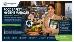 Food Safety and Hygiene Manager Jobs Riyadh Saudi Arabia 2026