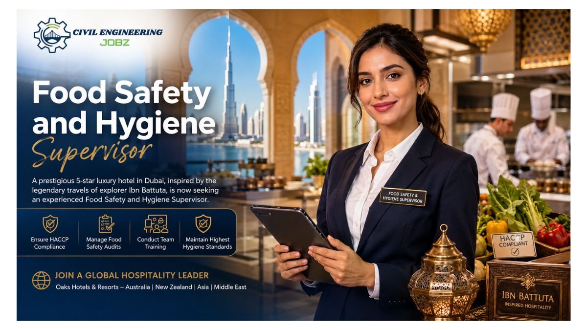 Food Safety and Hygiene Supervisor Jobs Dubai 2026 
