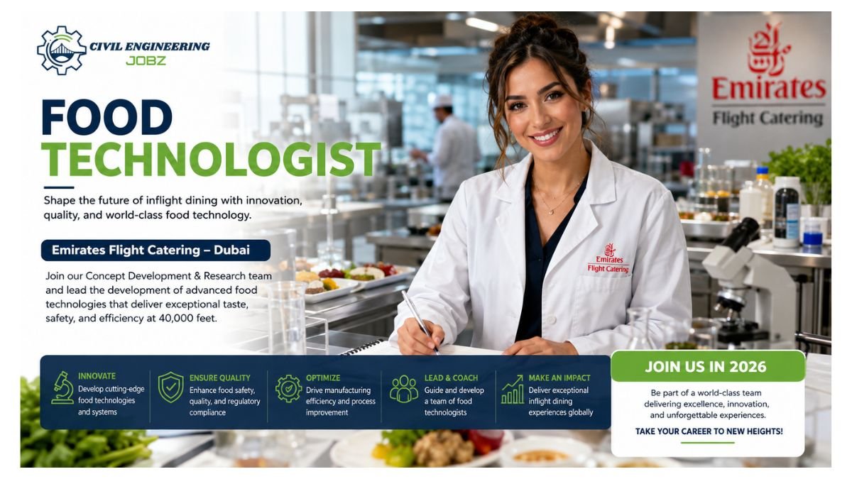 Food Technologist Jobs Dubai UAE 2026