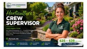 Horticulture Crew Supervisor Jobs Plymouth MA 2026