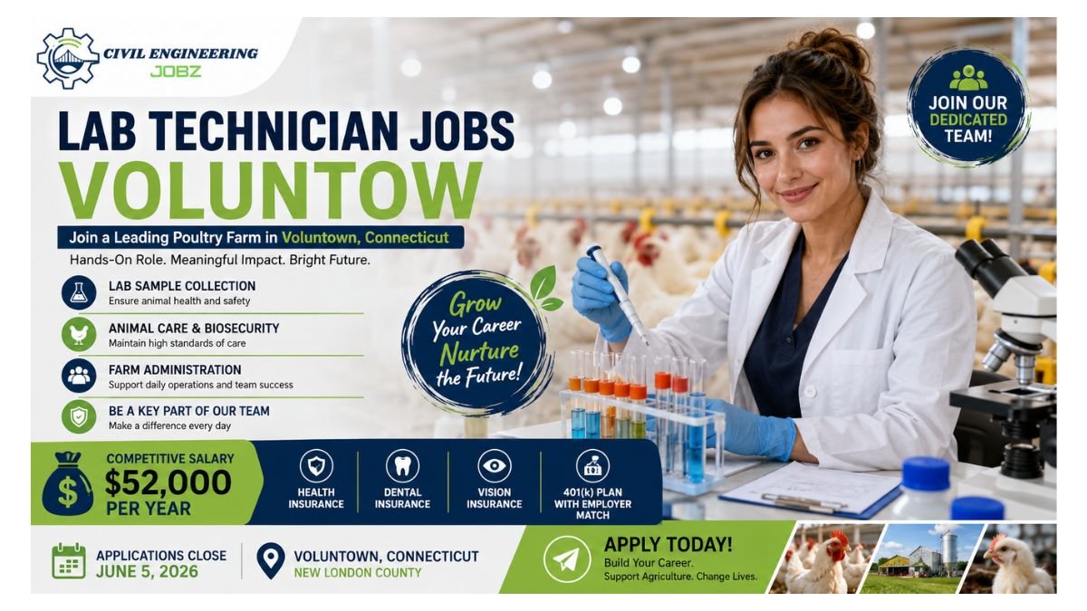 Lab Technician Jobs Volunteer New London CT 2026
