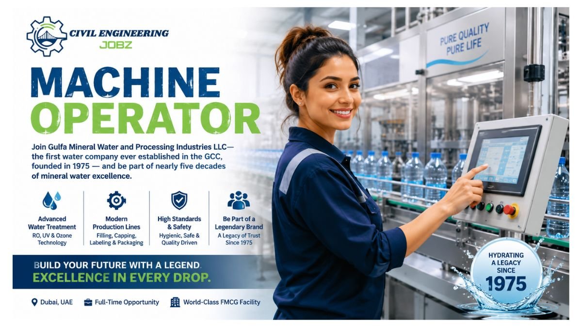 Machine Operator Jobs Dubai UAE 2026
